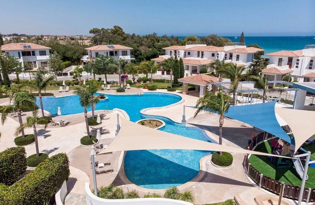 Mazatos Beachfront Gardens | Villa with Side Sea View | Beautiful & Relaxing Complex | Three Bedrooms