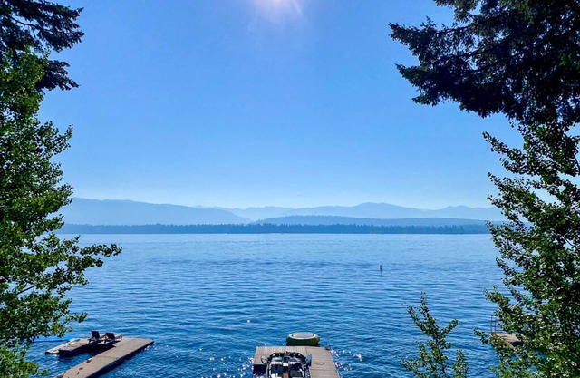 McCall private lakefront with dock, 6 bedroom new mountain modern custom build.