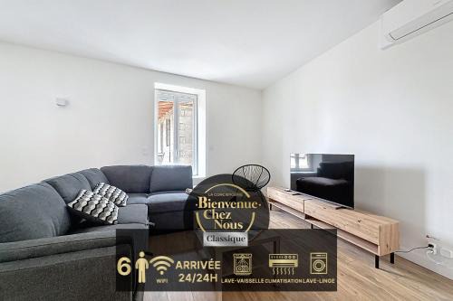 Mcosy 6, T3 premium, 6 pers, clim, terrasse, proche A75