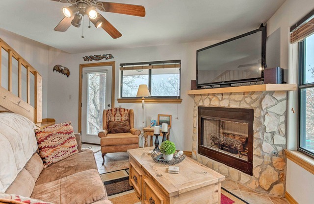 Medicine Park Cabin Rental w/ Mountain View