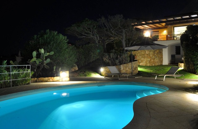 Villa mediterránea de Liscia di Vacca