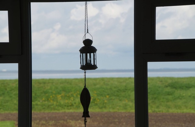 Meersicht-huisje - mit Direktem Blick auf das Wattenmeer/ Deich