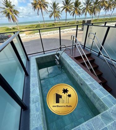 Melhores Flats - Piscina privativa, frente ao mar
