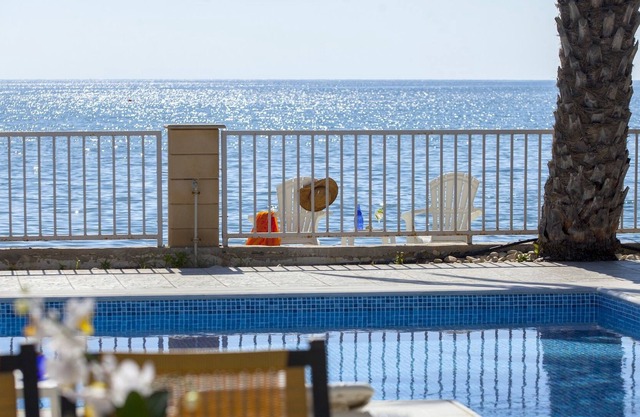 Meneou Beachfront Villa Sunset