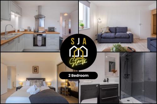 Merkland Stay - SJA Stays - Modern 2 Bed Apartment