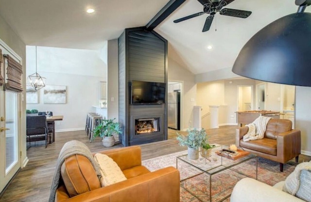 Mid-Century flair w/ HOT TUB by the lake!