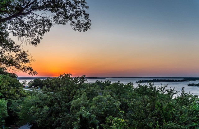 *** NUEVA LISTA *** Vista del millón de dólares del lago de Texoma y las islas