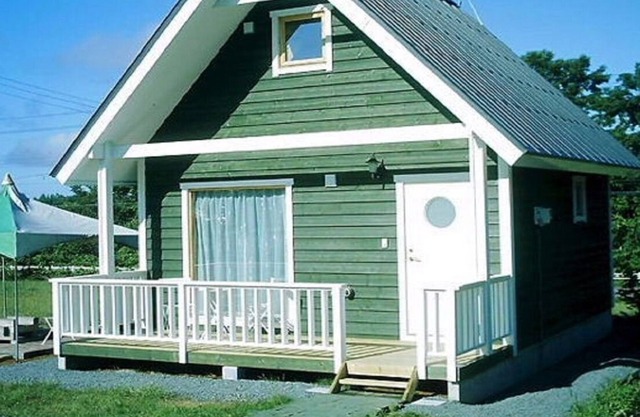 Mini cottage d type 6 maisonettes Mt / Abuta-gun Hokkaidō