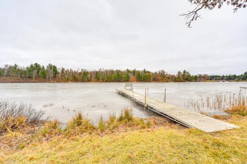 Minong Flowage Cabin with Fire Pit and Dock!
