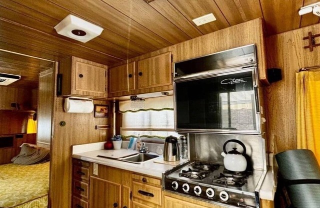 Miss Darlene the Time Machine awaits! So cozy and comfortable!!