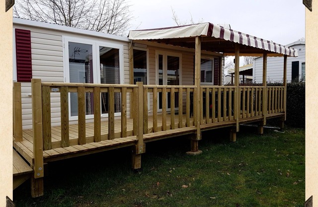 MOBIL HOME 6 / 8P LUMINOSA CAMPING 4 ESTRELLAS VAL DE LOIRE