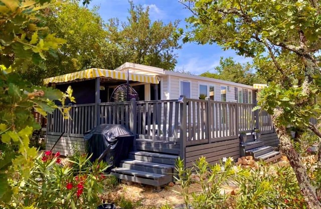 Mobile home camping calme