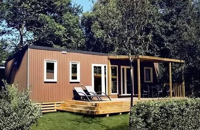 Mobile home Einfache Terrasse