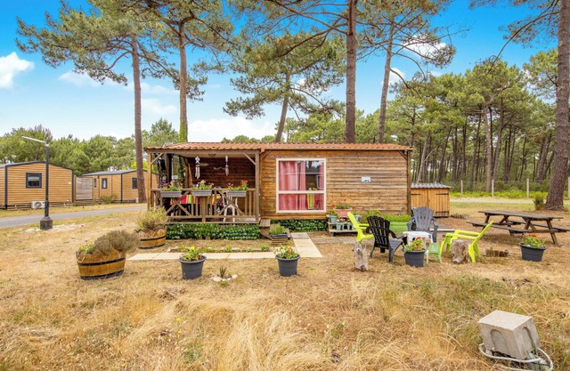 Casa móvil Montalys – 5 personas – Terraza y jardín privados – Camping 5★ a 200 m de la playa