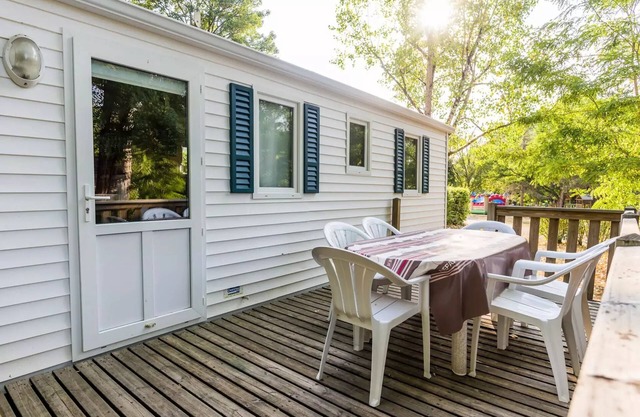 Mobilheim 3 Schlafzimmer - Freie Terrasse ( Etagenbetten) 6 Personen