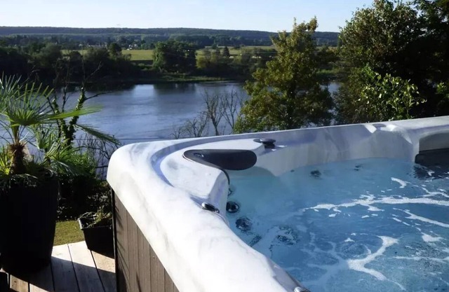 Mobilheim Luxury SPA - 2 Schlafzimmer - 2 Badezimmer - 2 WC - CLIM - TV + Geschirrspüler + Jacuzzi 6 Personen