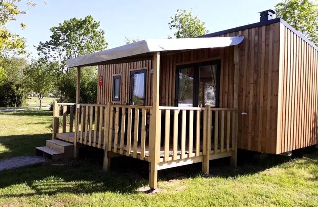 Mobilheim Prestige Trio - 3 Schlafzimmer - 2 Badezimmer - 2 WC - CLIM - TV + Geschirrspüler 8 Personen