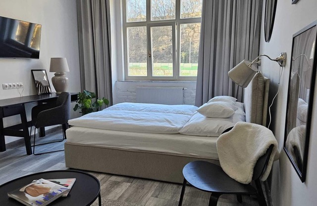 Moderní plně vybavený apartmán 2+kk v centru Karlových Varů v blízkosti kolonád.