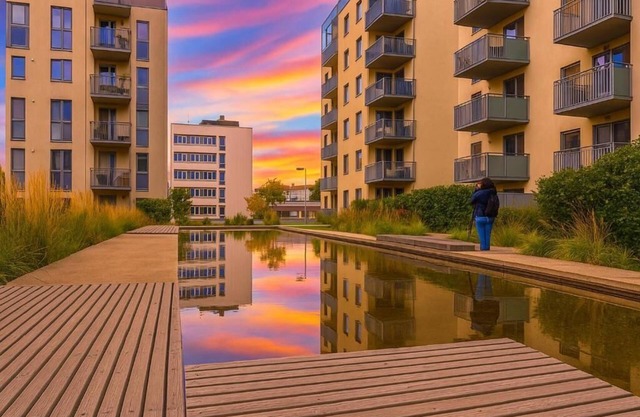 Modern 2BR Apartment Ringnes Park | Balcony, Sunset View & Central Oslo Access