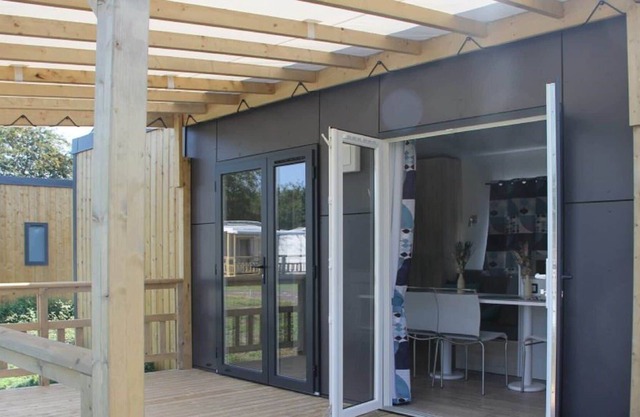 Chalet moderno para 6 personas en la campiña de Frisia, 3 dormitorios y WiFi