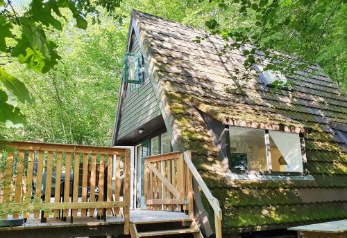 Modern A-Frame vakantiehuis Durbuy Ardennen