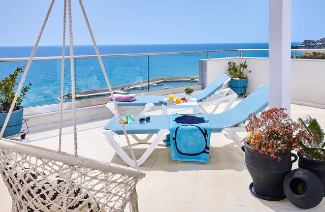 Modern Apartment, sunny, with a unique view of the Cretan sea!!!