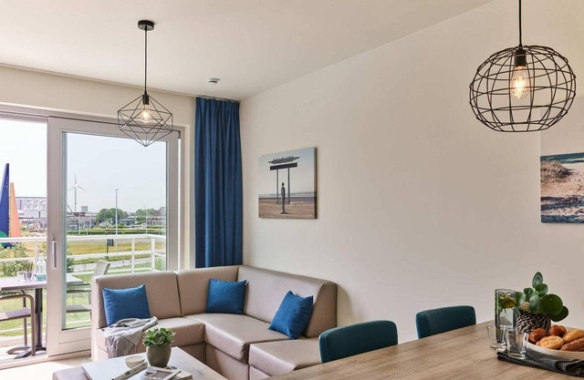 Modern apartment with air conditioning, on a resort, 2.5 km. from the beach