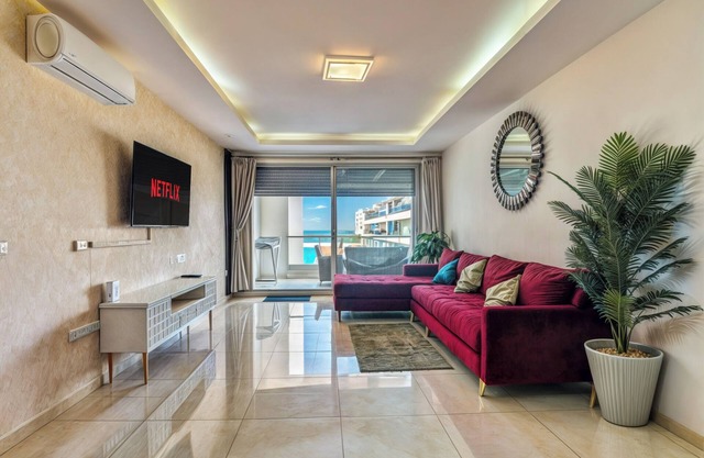 Modern Apartment with Pool: Adan Beach Aourir