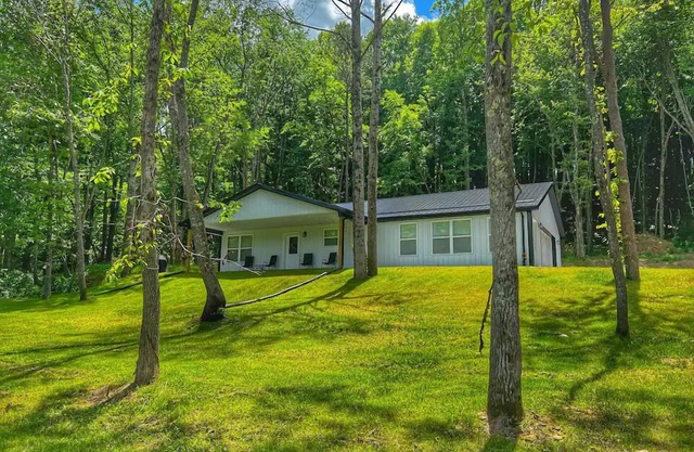 Modern barndo, with game room and hot tub