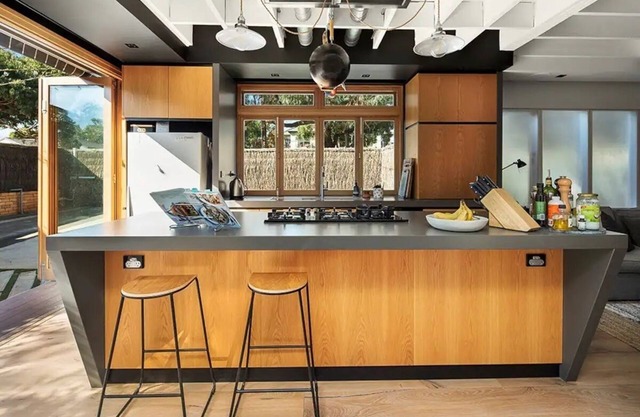 Modern beachside oasis