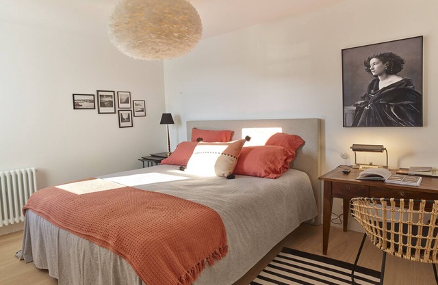 Confort moderno en Sauzon con vista al puerto, accesible PMR, wifi, ropa incluida