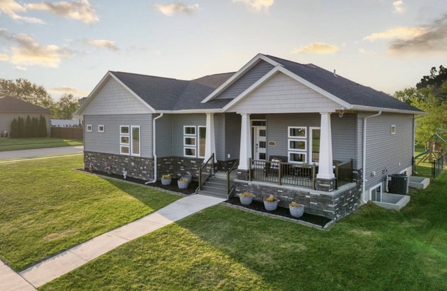 Modern comfort, small town charm. Room for all to visit, rest retreat or create