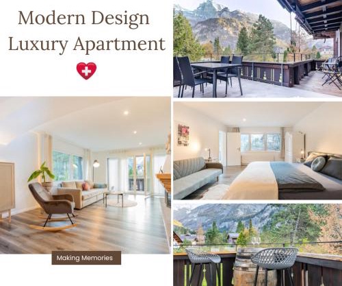 Modern designed, luxury mountain view Apartment