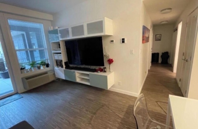 Modern downtown ground floor condo.