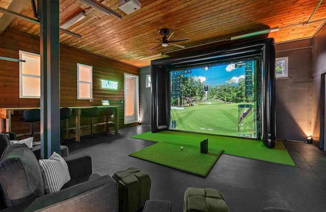 Modern East Nash Home w/ Golf Lounge & Patio