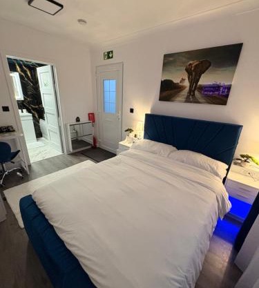 Modern En-Suite Double Bedroom in Cardiff with Private Entrance