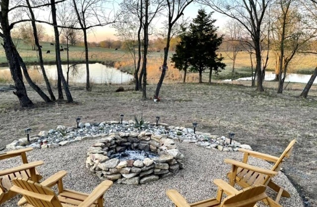 Modern farmhouse on 5+ acres, beautifully landscaped with outdoor entertainment