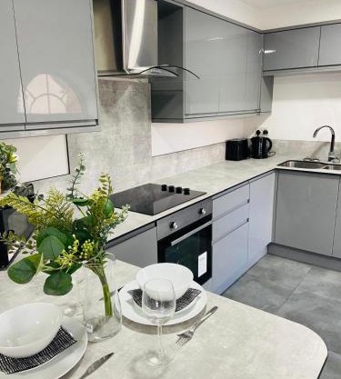 Modern flat with free parking close to Birmingham Centre