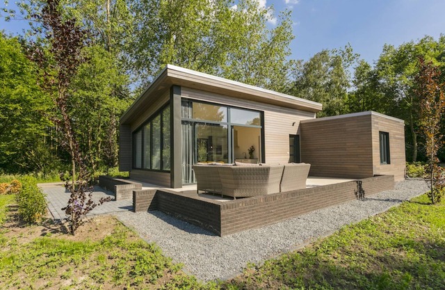 Chalet moderno en el bosque