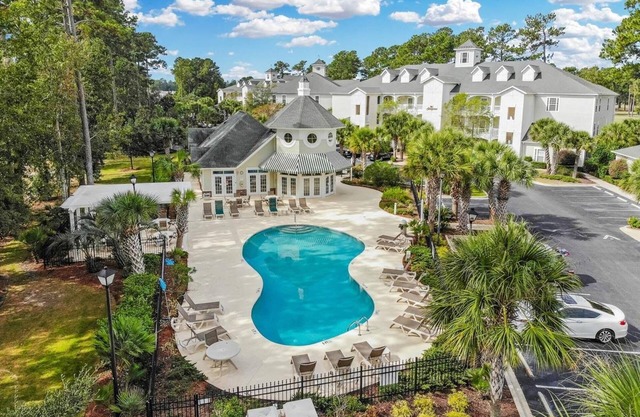 Modern Gray Studio Steps to Pool Myrtle Beach SC
