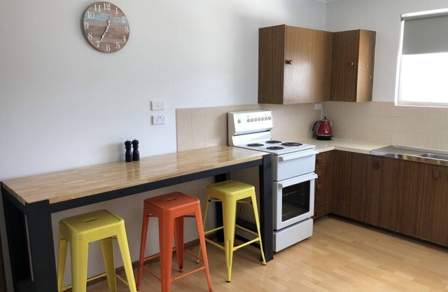 Modern home, 300m to beach. Sport minded child friendly yard. BBQ and fish sink.