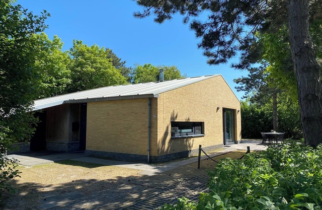 Modern house Juffer with terrace on south. Near woods and outdoor swimming pool.