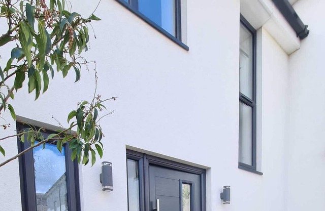 Modern House - Parking and Garden