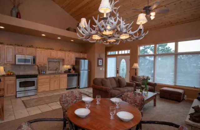 Modern, log-cabin style condo with a hot tub! #301 (6084)