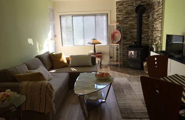 Modern, Mountain view, 1 Bedroom Condo with Hot tub and sauna.