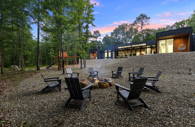 Modern Cabin w/ Hot Tub, Views & Playscape