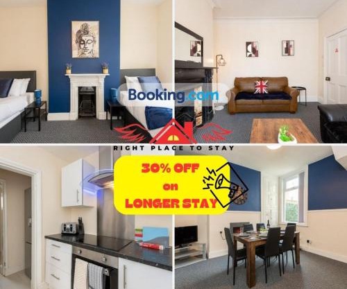 Modern - Spacious 2-Bed Apartment in Darlington Perfect for Contractors