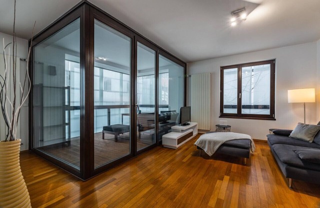 Modern spacious flat with a terrace and a parking