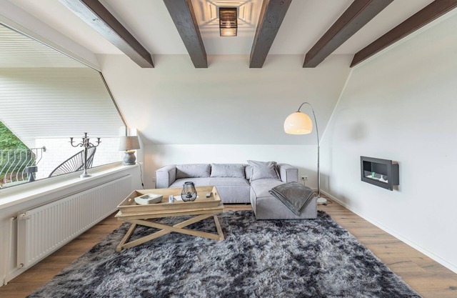 Modern vacation apartment Heimathafen with balcony and garden view in the village of Breklum