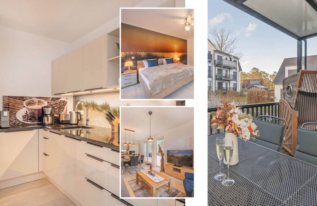 Modern vacation apartment Lieblingsort in Kölpinsee for up to 5 people